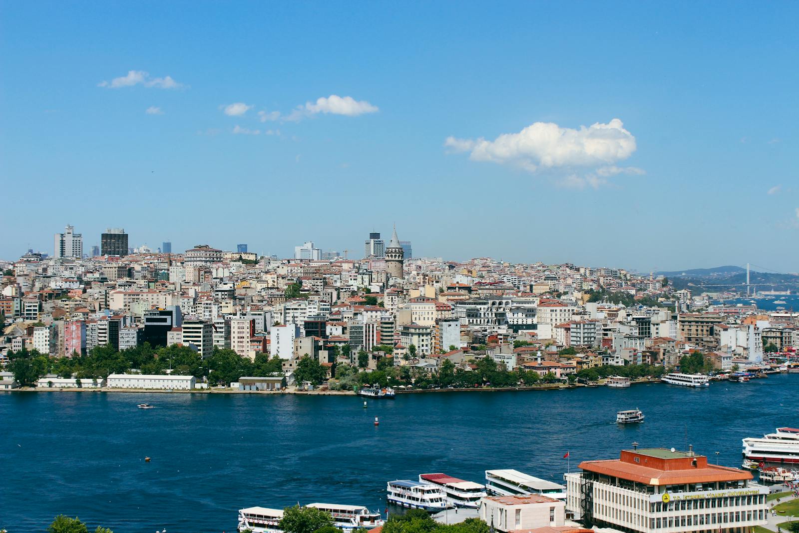Istanbul skyline and Bosphorus view for international patient travel planning